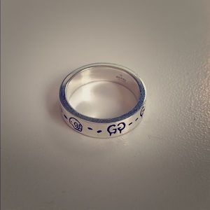 GucciGhost Sterling Silver Ring